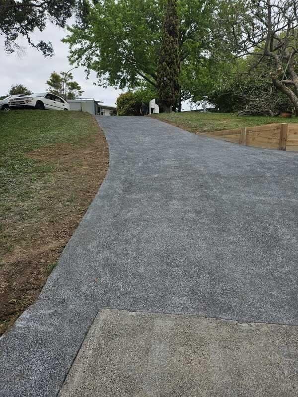 Plain concrete driveway Pittsburgh