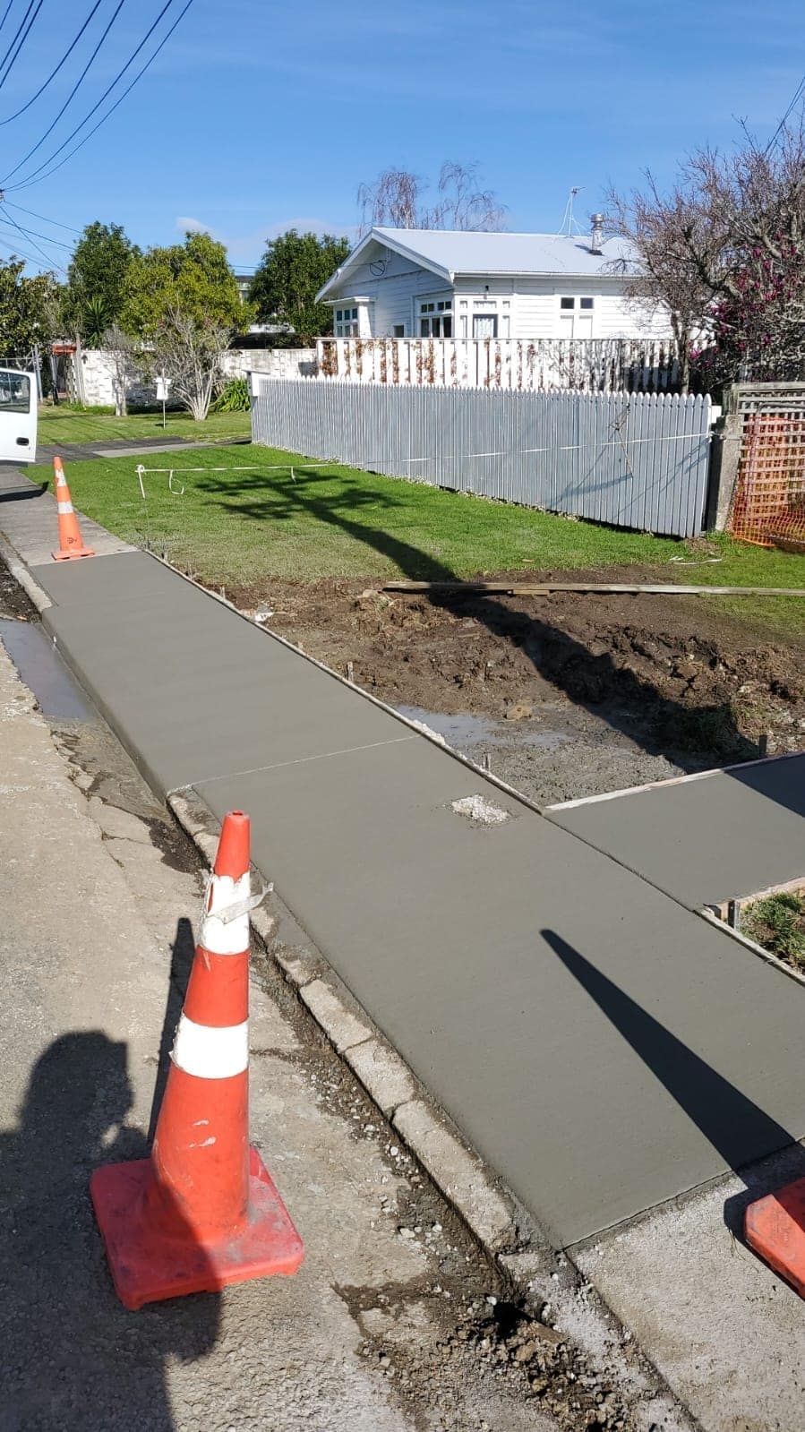 Pittsburgh concrete pathways and garden edging
