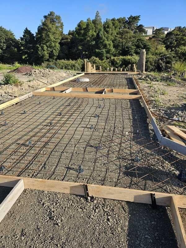 Concrete blocks preparation Pittsburgh driveway