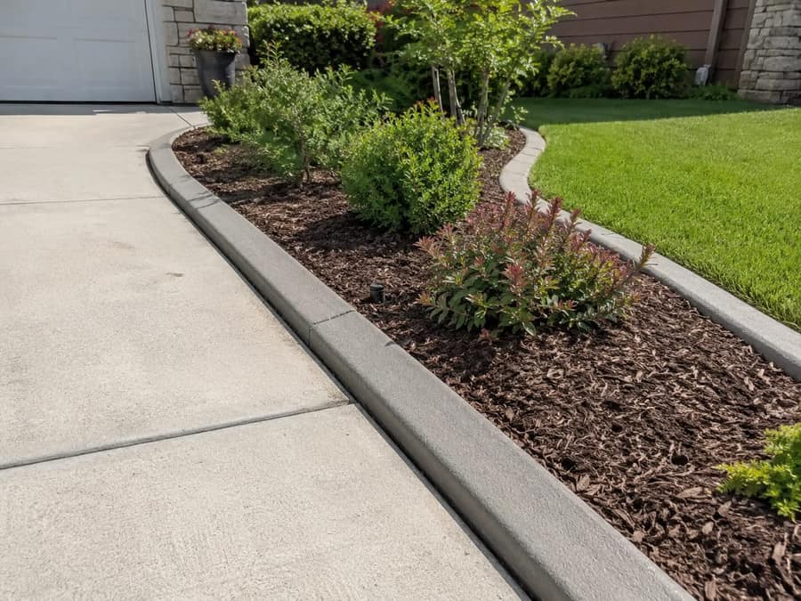 Concrete garden edging Pittsburgh