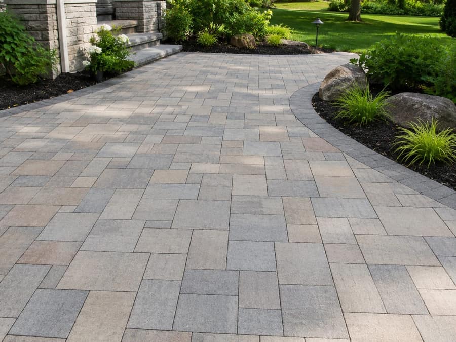 Herringbone paver design Pittsburgh
