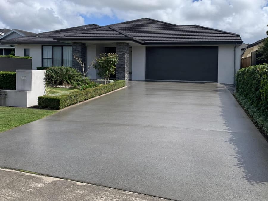 Polished concrete driveway Pittsburgh PA